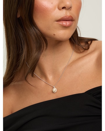 Jon Richard Gold Plated and Cubic Zirconia Pearl Halo Box Set - Gift Box