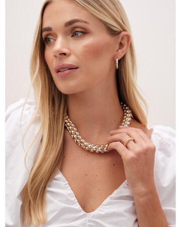 Mood Chunky 2 Tone Short Necklace