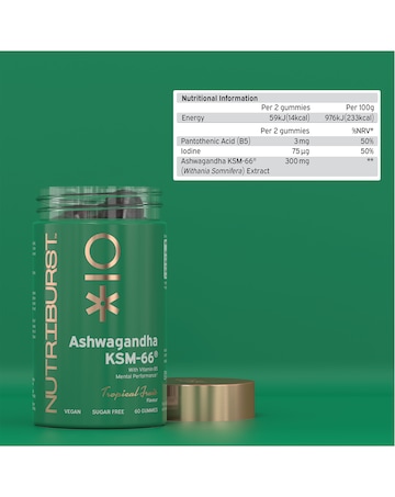 Nutriburst Ashwagandha KSM-66