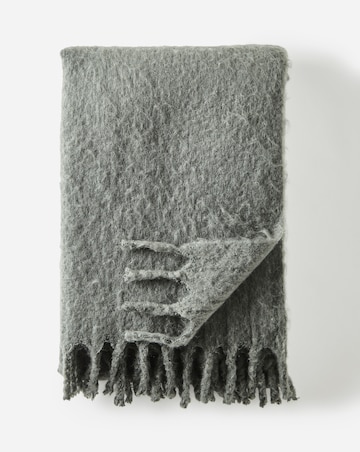 Mohair Effect Throw