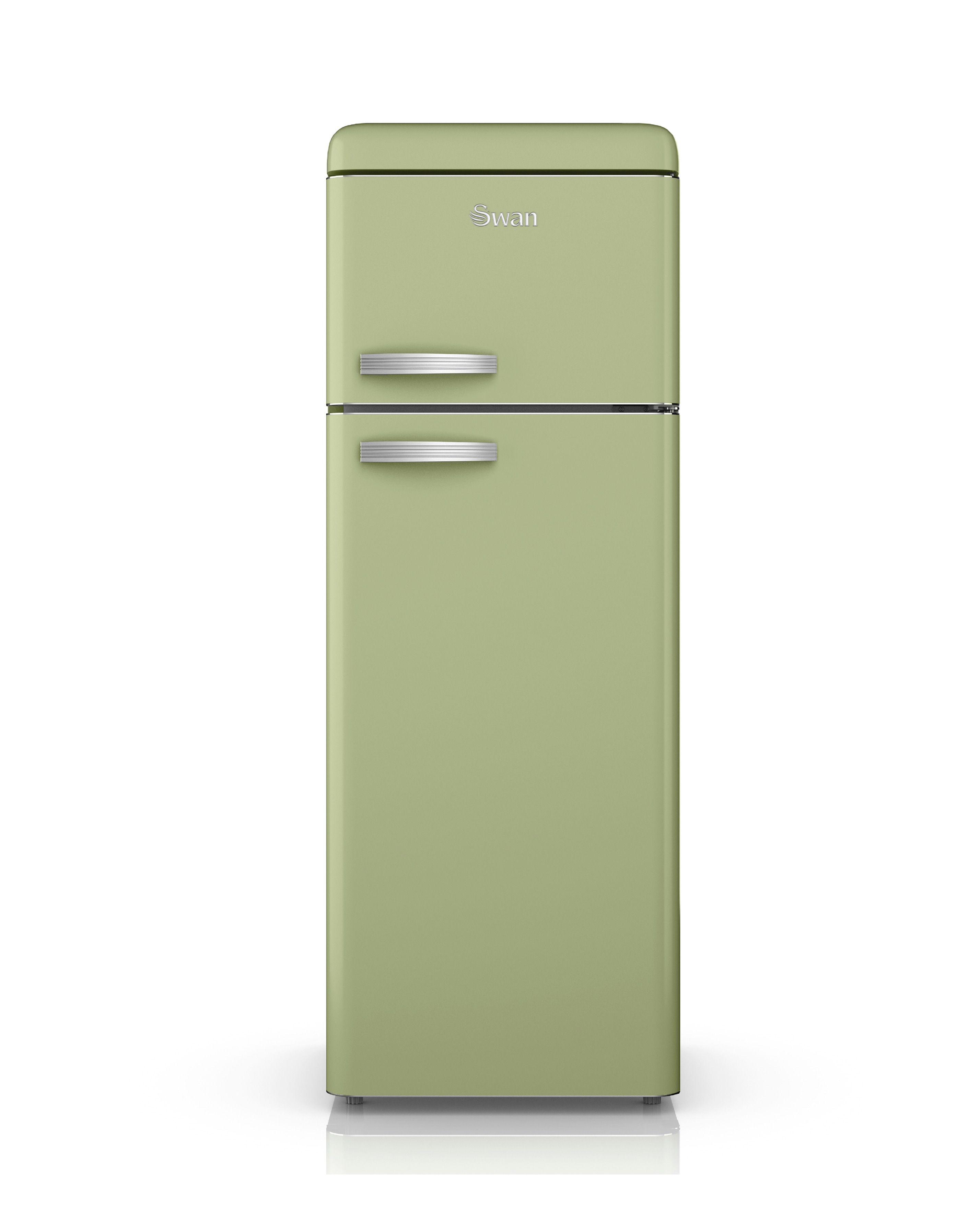 Swan Retro 30/70 Fridge Freezer - Green