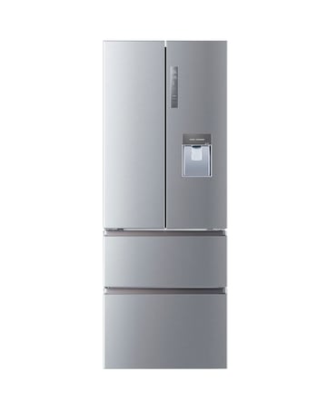 Haier HFR5719EWMP Total No Frost American Fridge Freezer - Silver