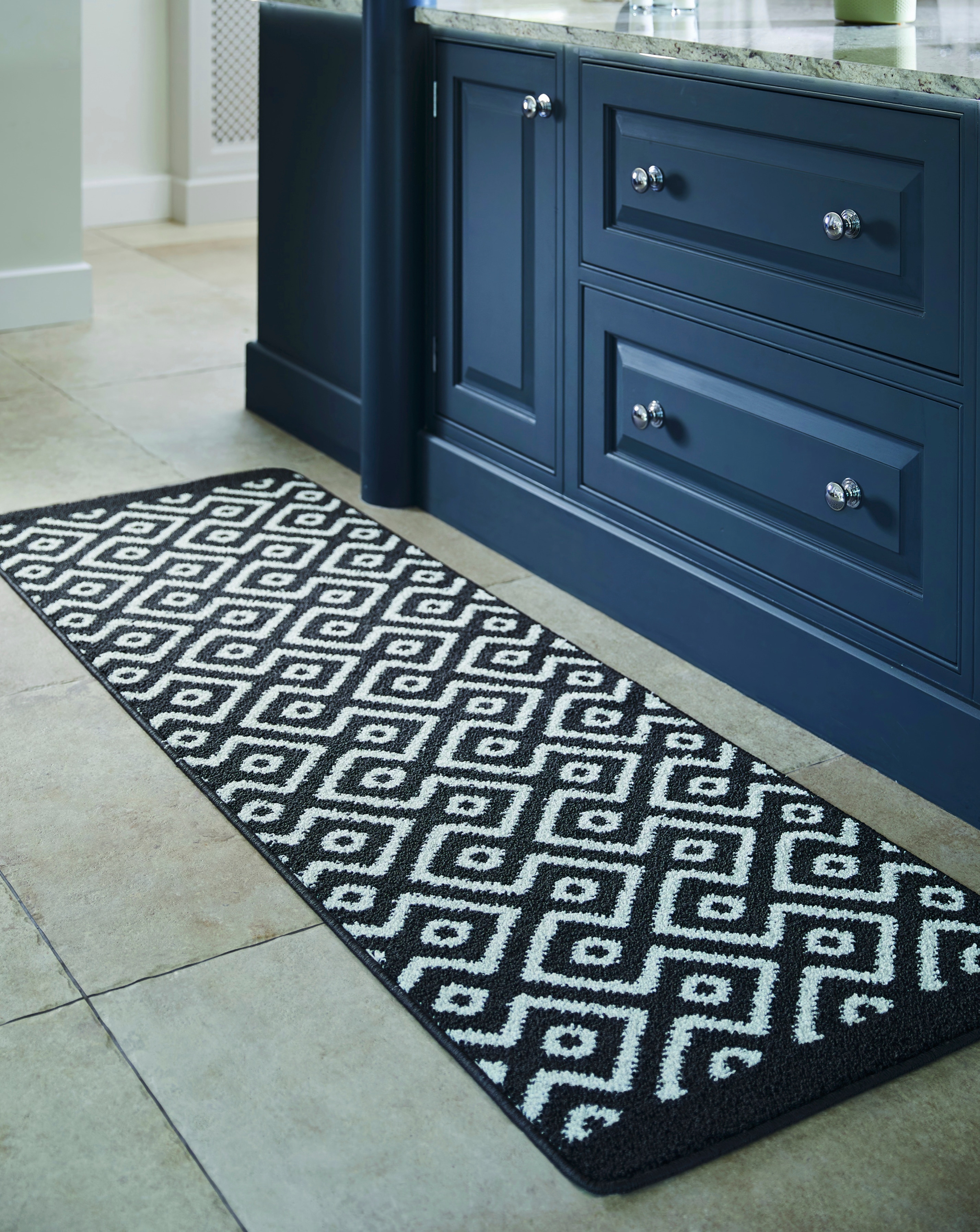 Geo Stain Resistant Cosy Runner