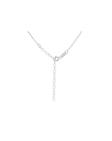9ct Gold CZ Circle Adjustable Necklace