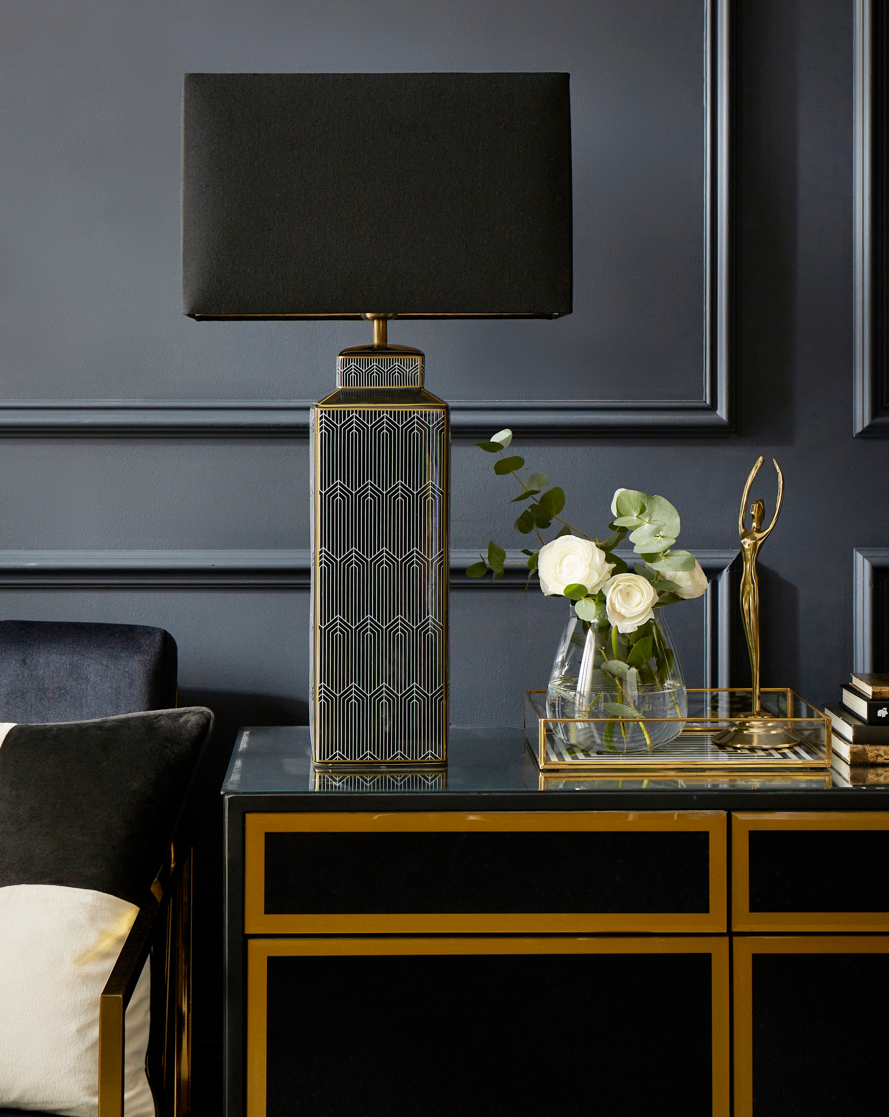 Joanna Hope Myla Monochrome Table Lamp