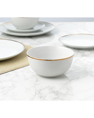 Waterside Goldline 12 Piece Dinner Set