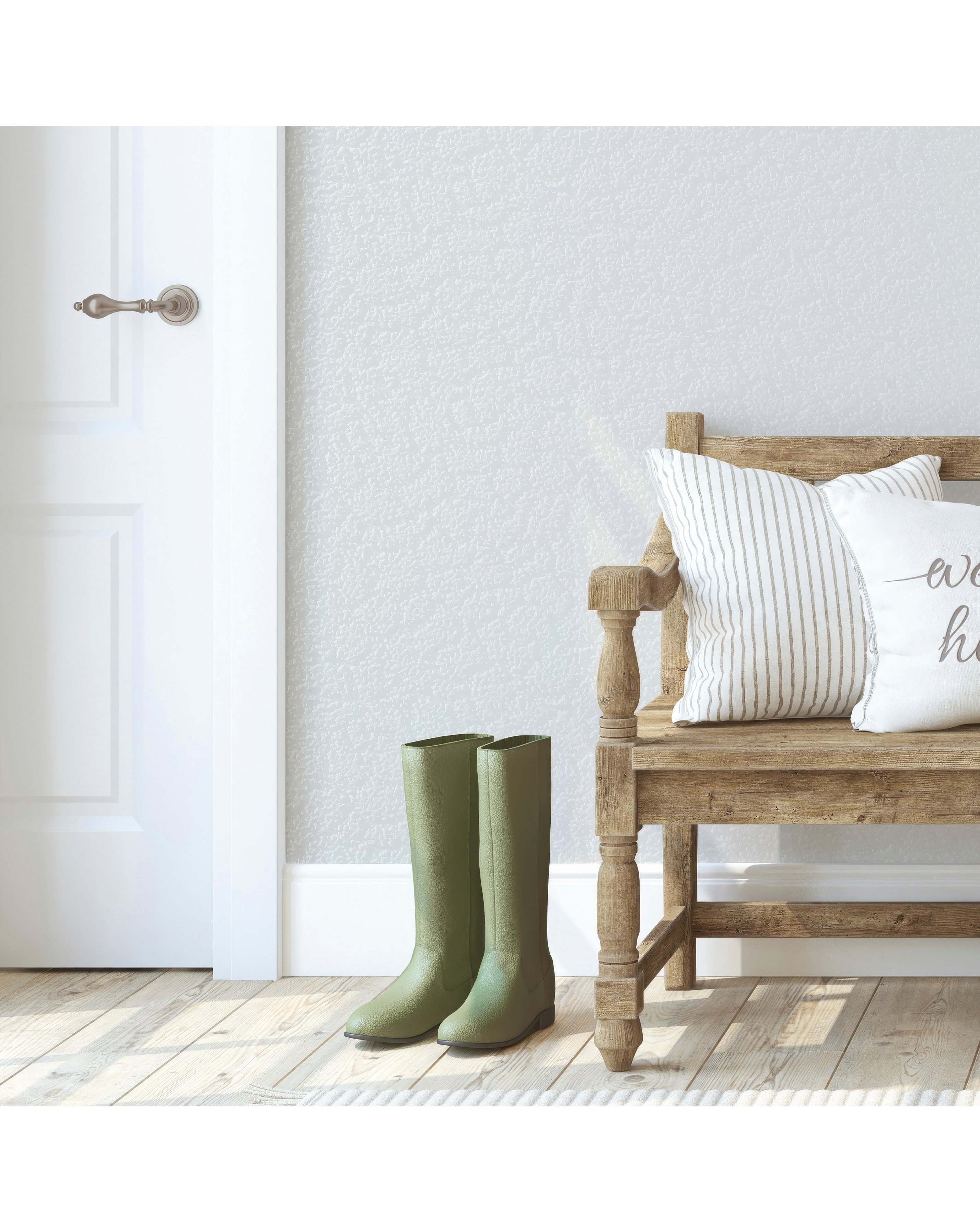 Superfresco Textured White Wallpaper