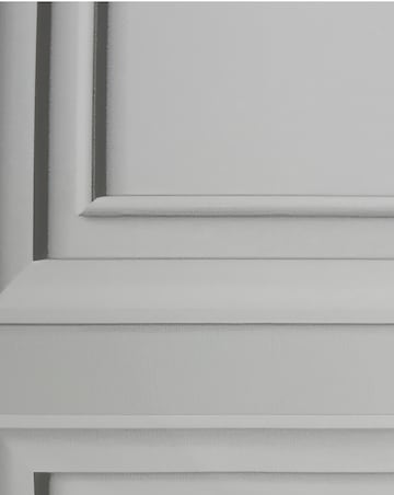 Fresco Wood Panel Light Grey Wallpaper