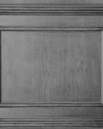Fresco Wood Panel Dark Grey Wallpaper