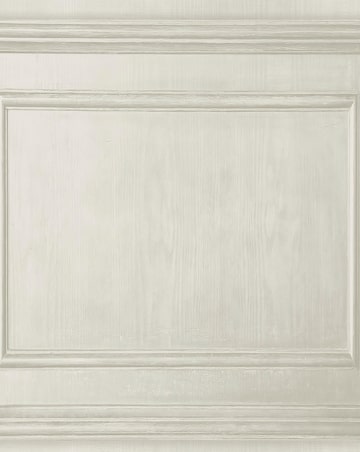 Fresco Wood Panelling Neutral Wallpaper