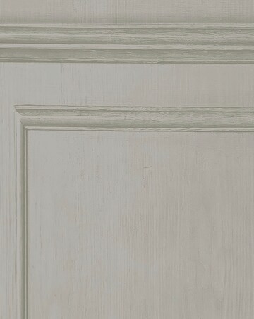 Fresco Wood Panelling Neutral Wallpaper