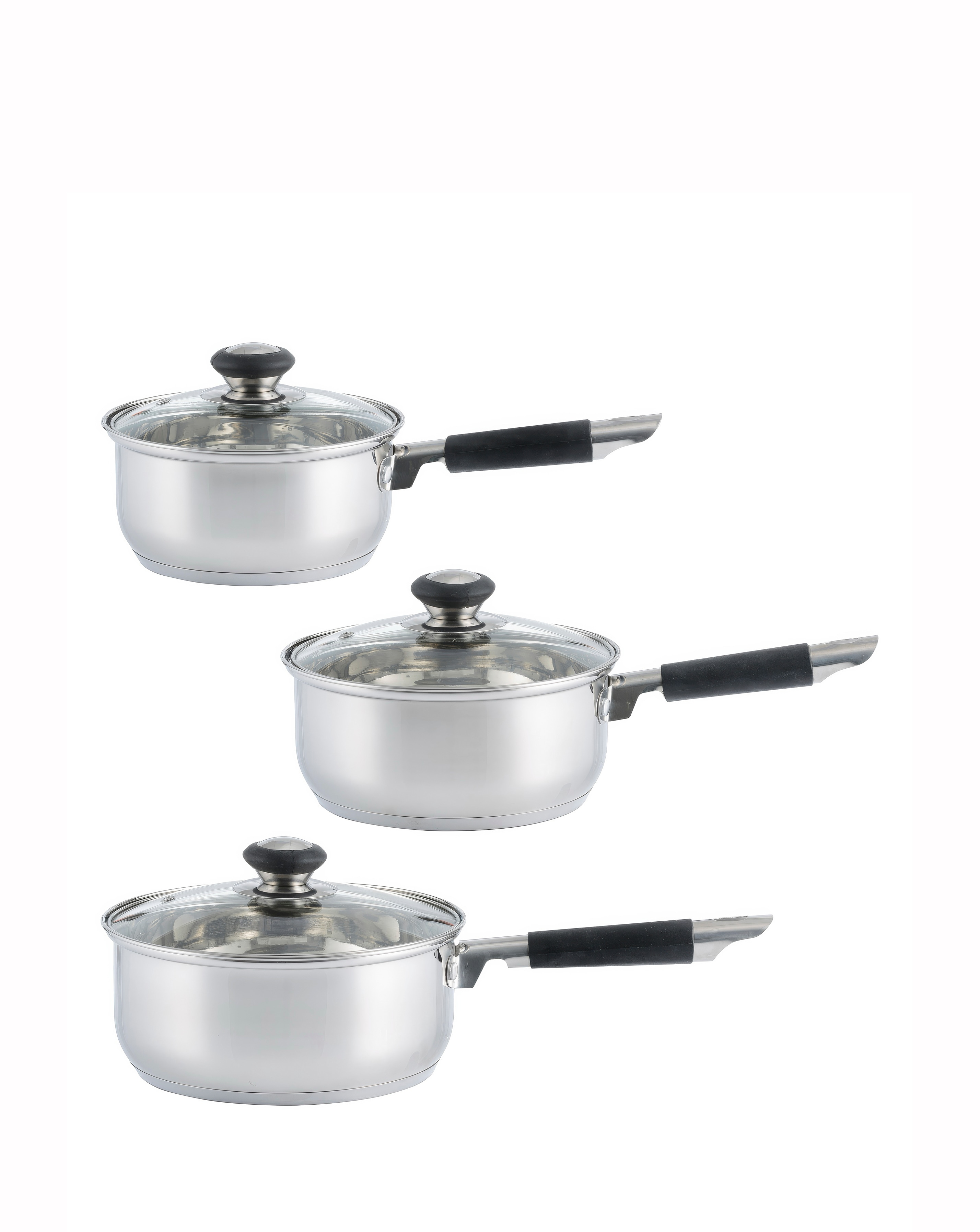 Viners Everyday 3 Piece Saucepan Set