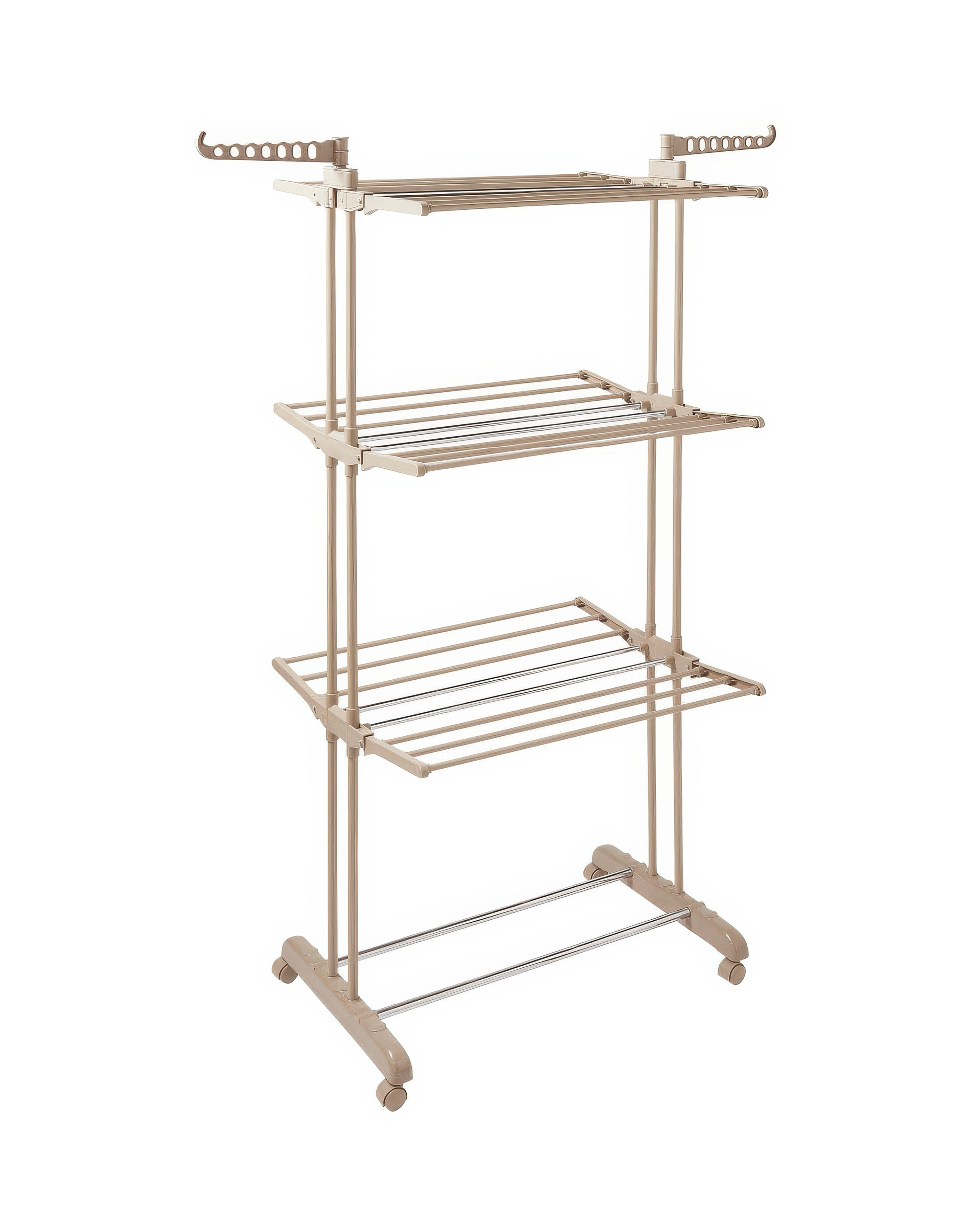 Tower 3 Tier Garment Rack Latte