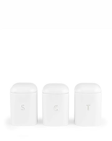 Salter Boston 4 Piece Bread Bin and Canister Set