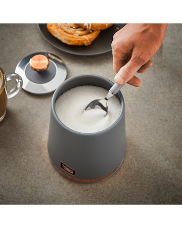 Tower Cavaletto 4 Piece Bread Bin and Canister Set Grey
