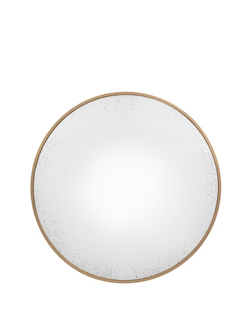 Gallery Yardley Convex Round Mirror Bronze 600mm