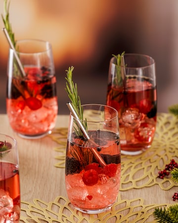 Ravenhead Kings Set of 4 Hi Ball Glasses