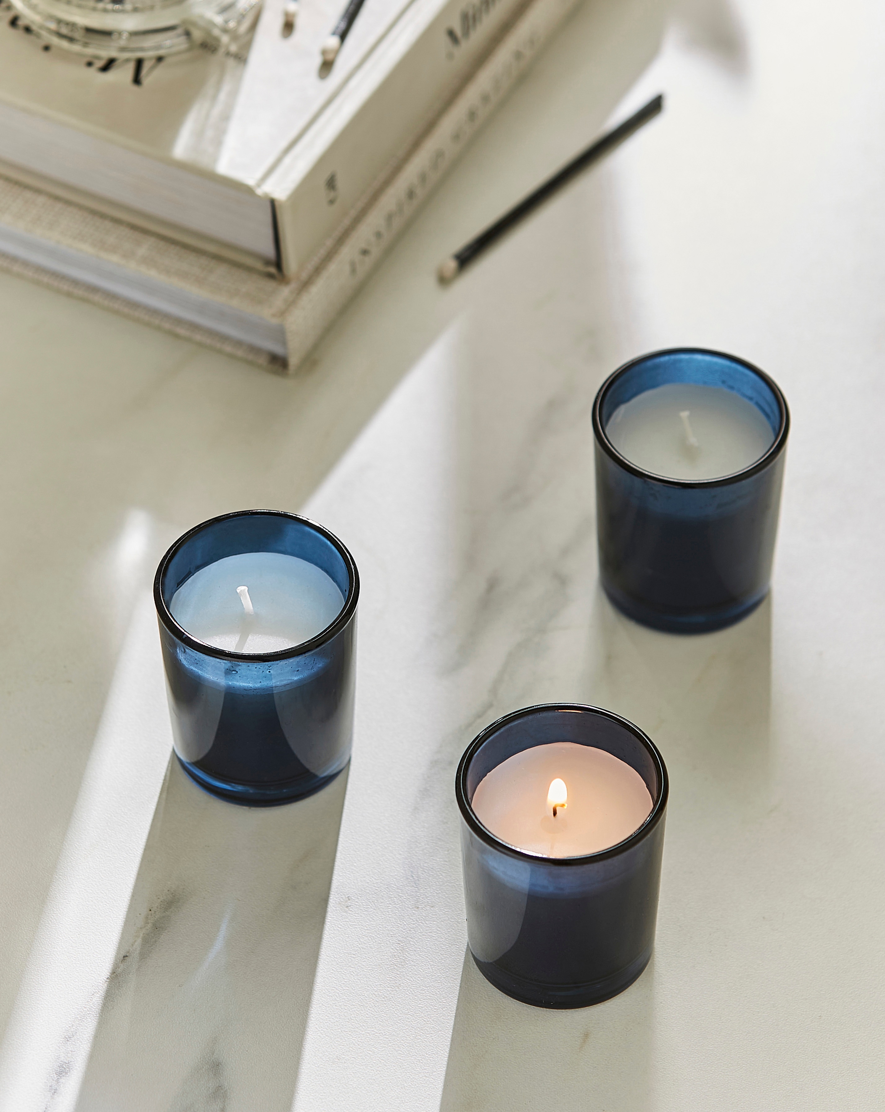 Hydrangea & Jasmine Set of 3 Votives