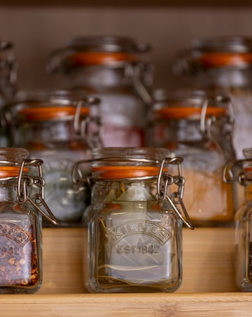 Kilner Set of 6 Square Spice Jars 70ml