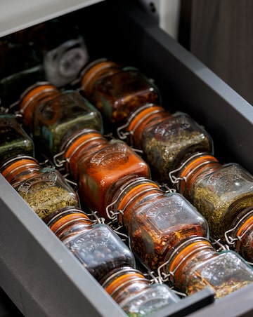 Kilner Set of 6 Square Spice Jars 70ml