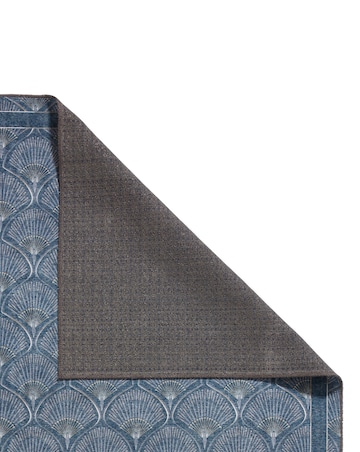 Catherine Lansfield Deco Peacock Washable Rug