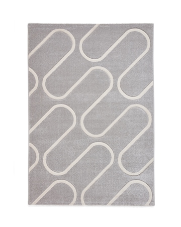 Catherine Lansfield Linear Curve Modern Geometric Rug