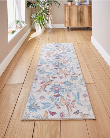 Catherine Lansfield Amaya Tropical Birds Washable Runner