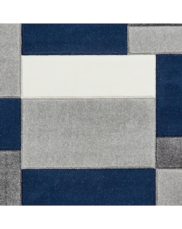 Think Rugs Matrix Modern Geometric Rug - Blocks