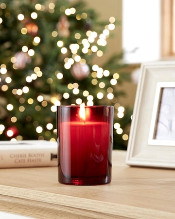 Merry Berries & Bows Boxed Glass Candle