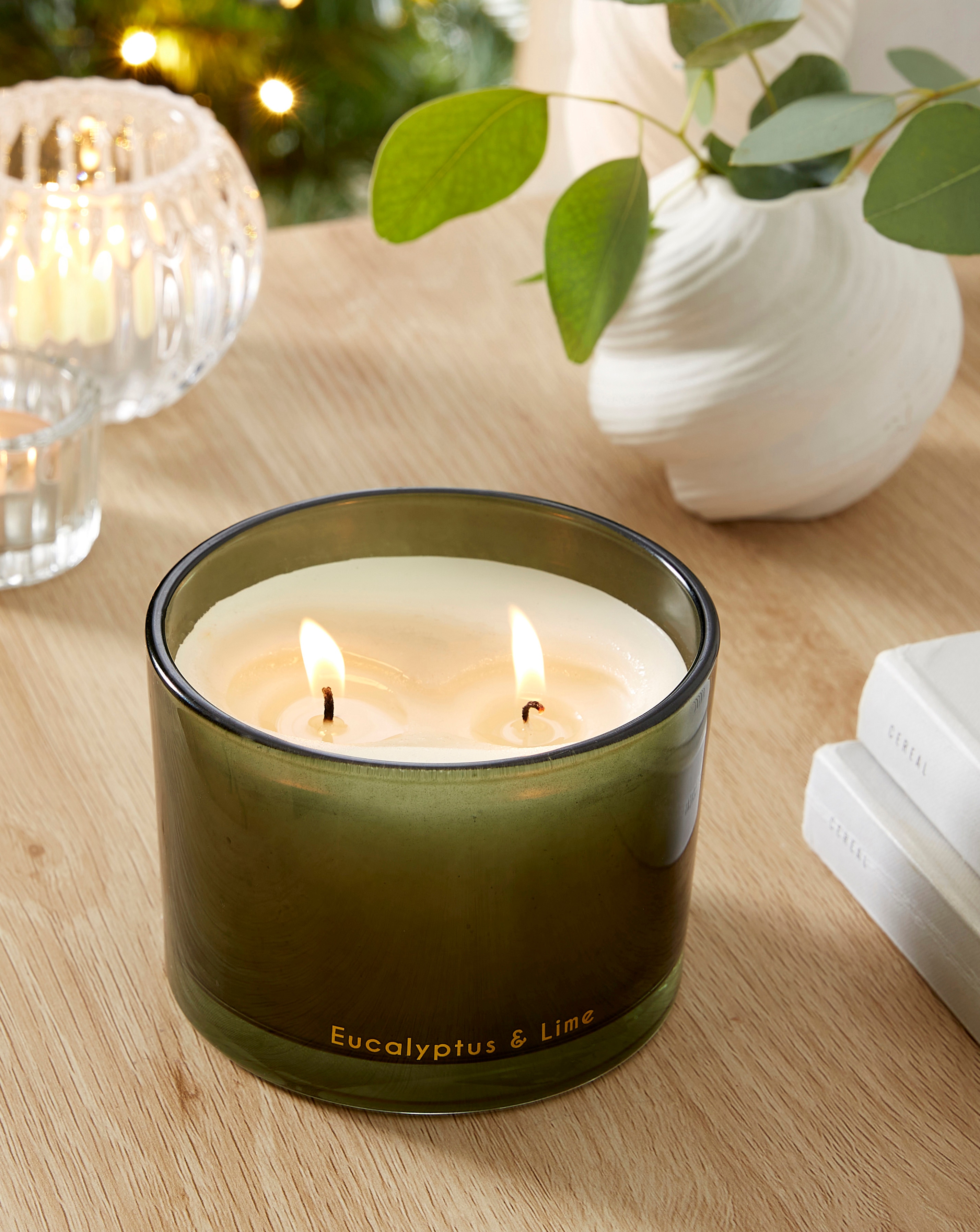 Eucalyptus & Lime Glass Candle