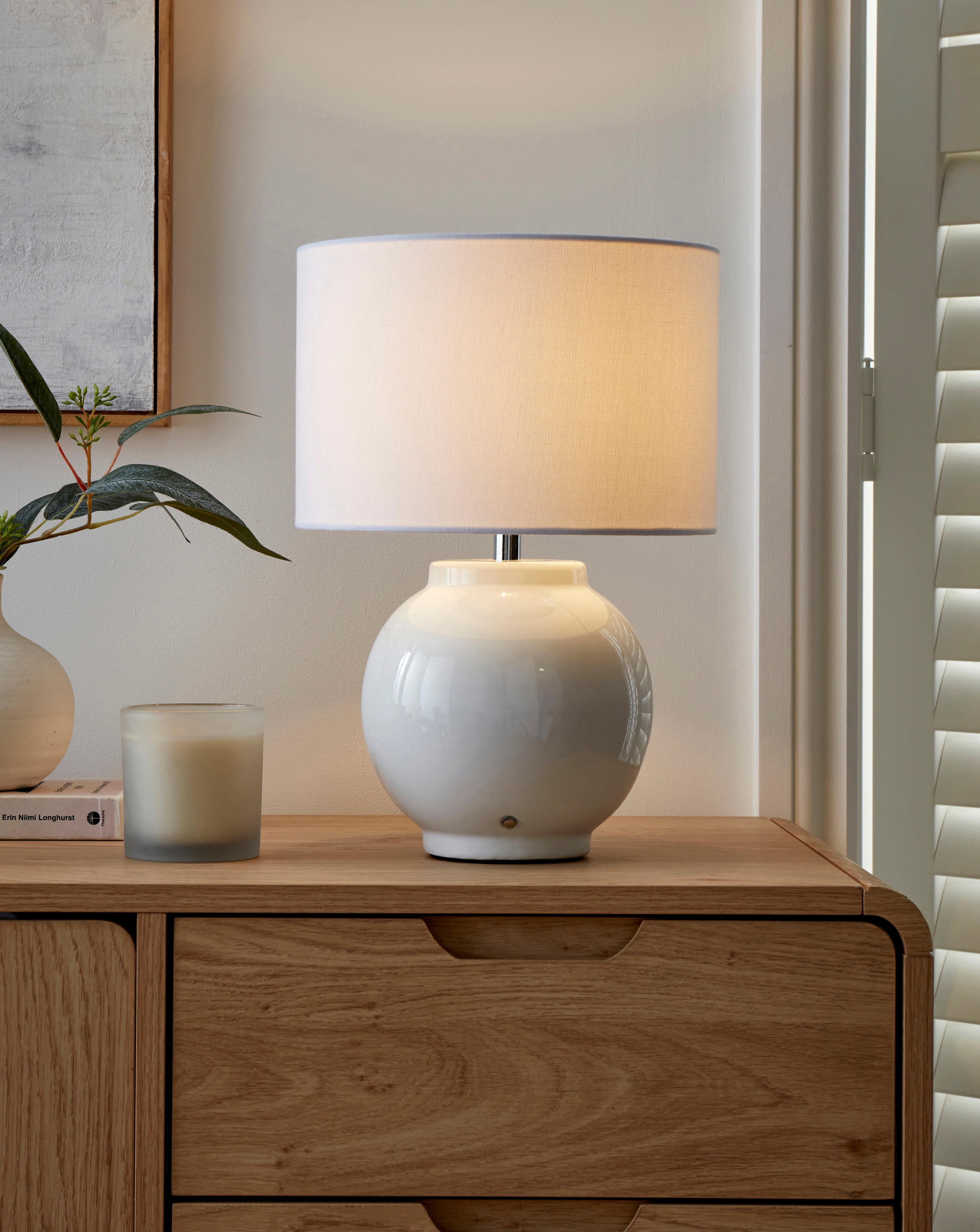 Ceramic Wireless Rechargeable Table Lamp