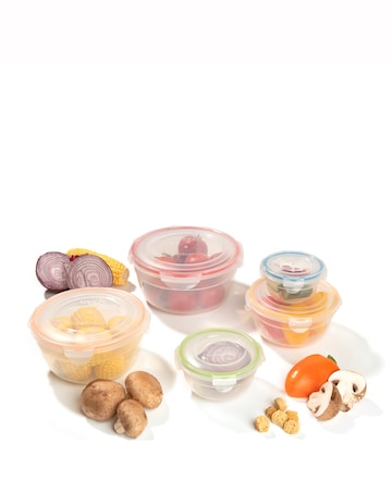 LocknLock 5 Piece Round Bowls Container Set