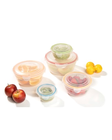 LocknLock 5 Piece Round Bowls Container Set
