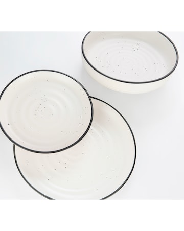 Waterside Speckle 12 Piece Dinner Set