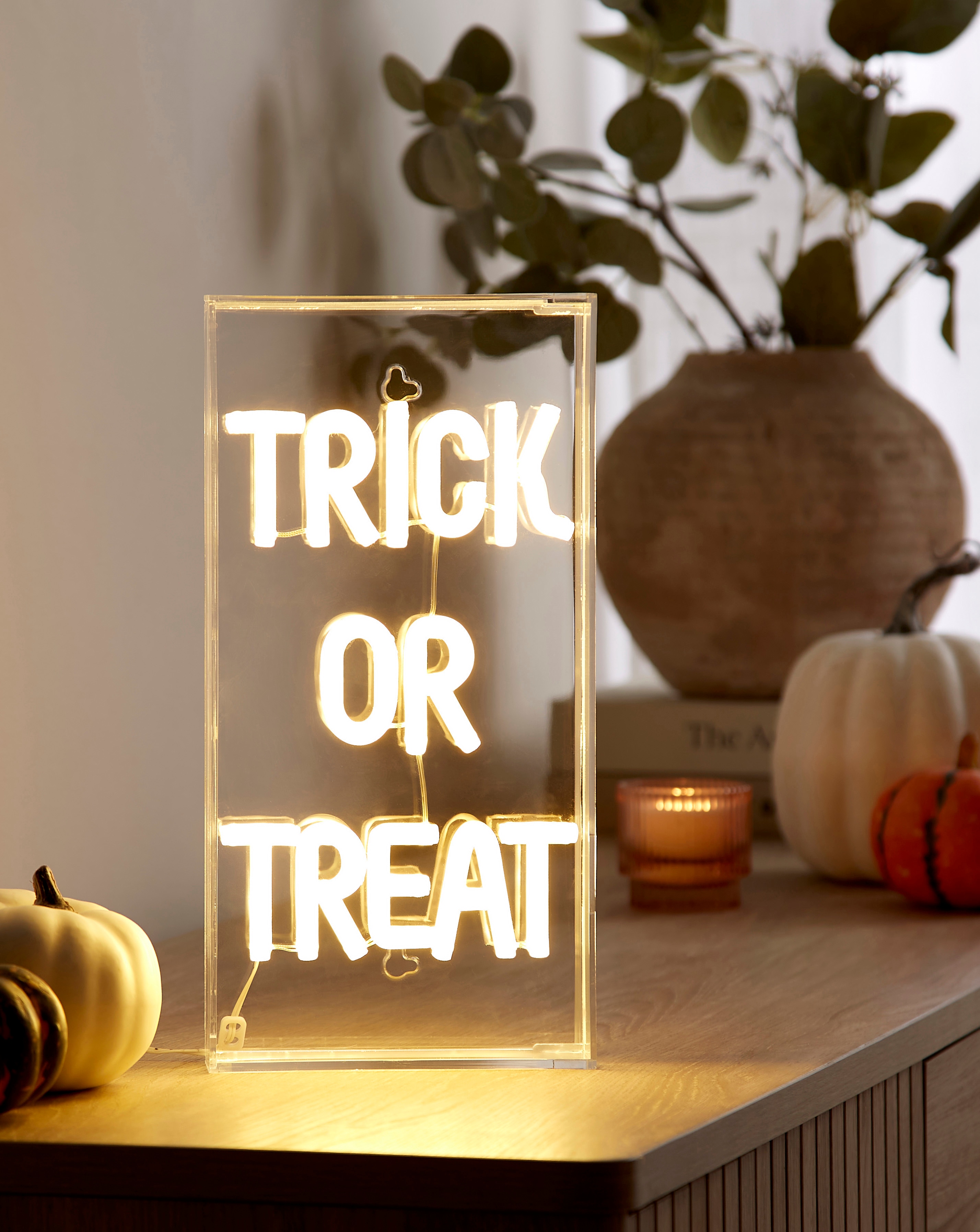 Trick or Treat Neon Sign