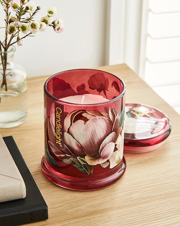 Peony & Water Lily Jar Lidded Candle