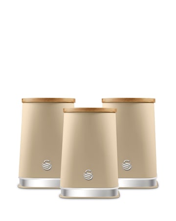 Swan Nordic Set of 3 Canisters Oatmeal