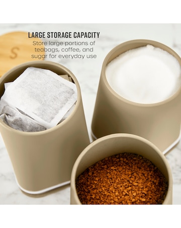 Swan Nordic Set of 3 Canisters Oatmeal