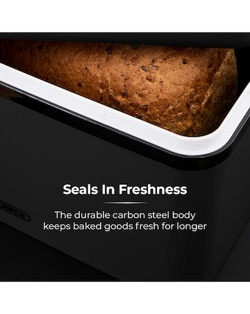 Tower Sera Bread Bin Black