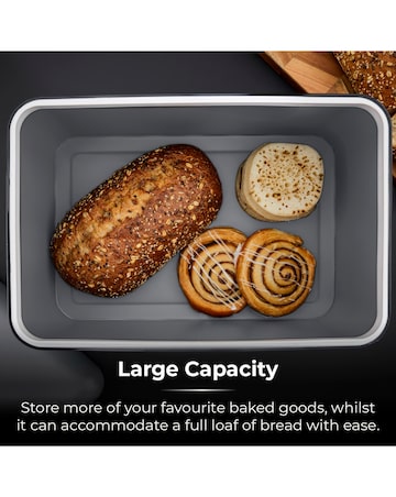 Tower Sera Bread Bin Grey