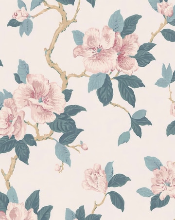 Laura Ashley Maya Linen Wallpaper