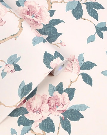 Laura Ashley Maya Linen Wallpaper