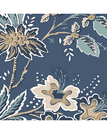 Laura Ashley Marlbrook Dusky Seaspray Wallpaper