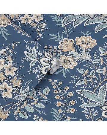 Laura Ashley Marlbrook Dusky Seaspray Wallpaper