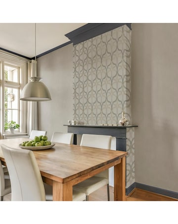 Boutique Refine Geo Natural Wallpaper