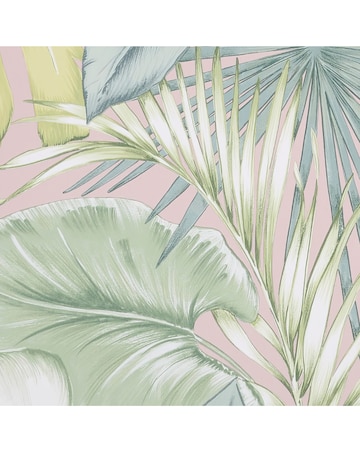 Fresco Tropicana Green Wallpaper