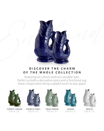 Wade Blue Fish Jug - 0.6L