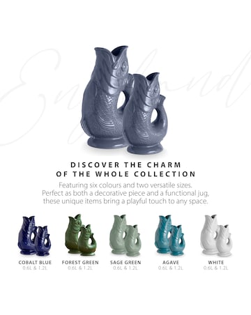 Wade Grey Fish Jug - 0.6L