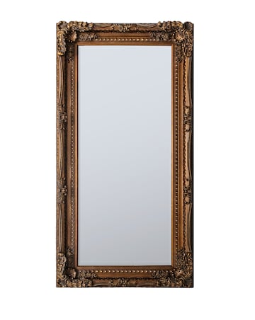 Gallery Carved Louis Mirror Gold