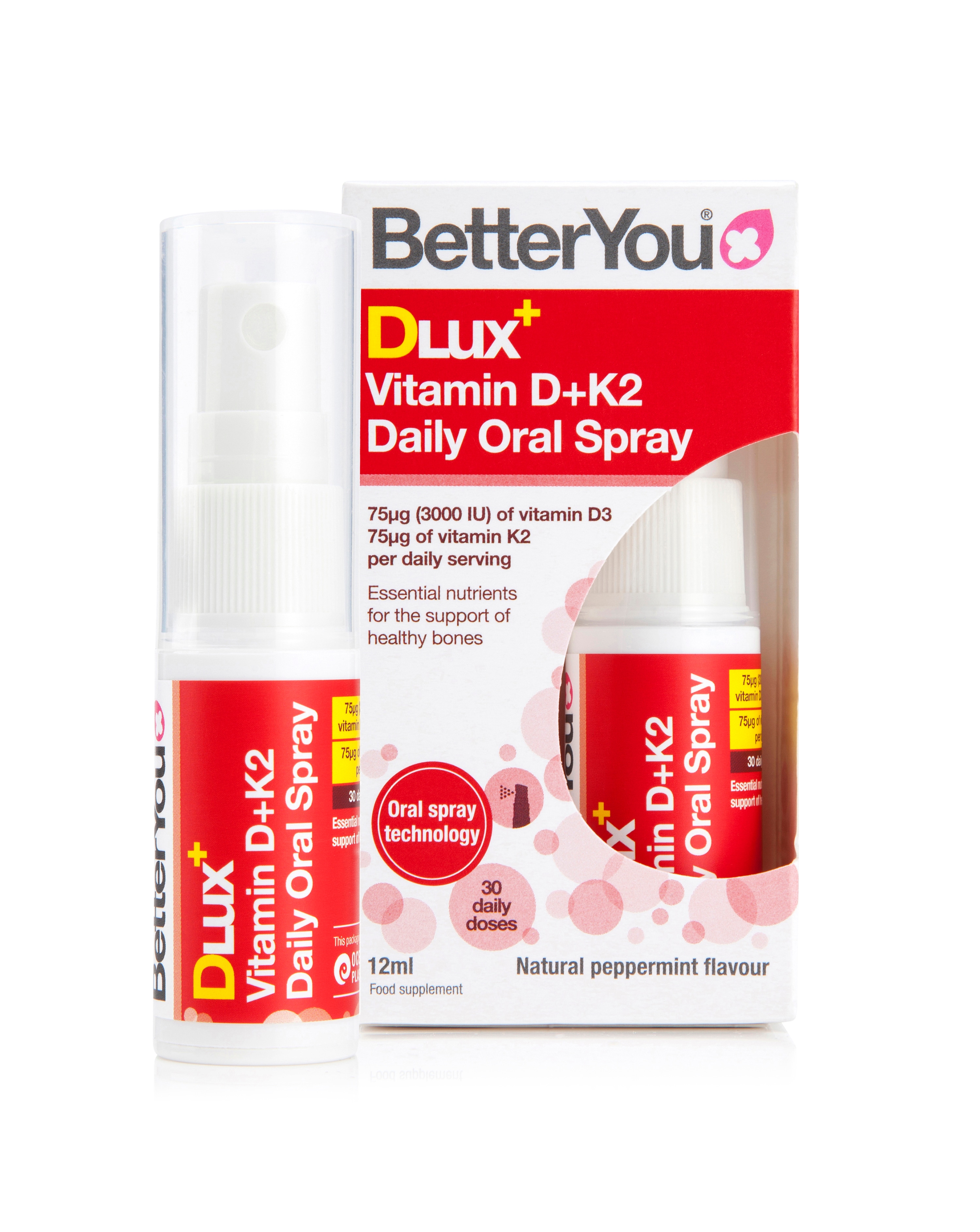 BetterYou DLux+ Vitamin D+K2 Oral Spray